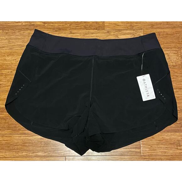 NWT Athleta Mesh Racer Run Short Coral AND Black Run With It 3.5 in. Short‎ 3X - Picture 11 of 13